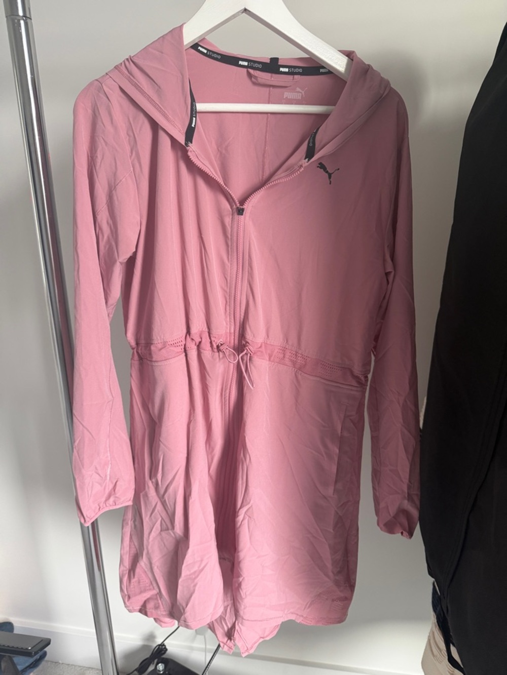 Puma Pink Hooded Lightweight Utility Jacket